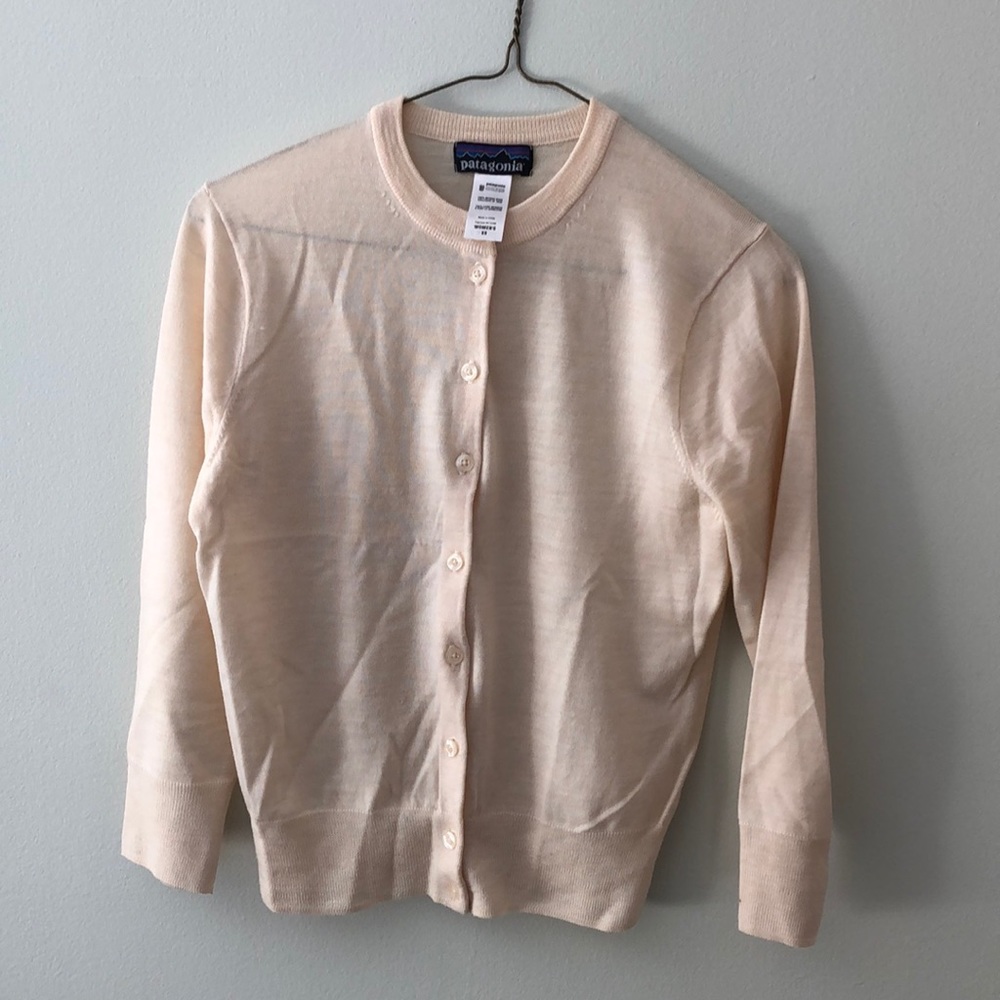 Women’s Patagonia Merino Cream Cardigan Size XS